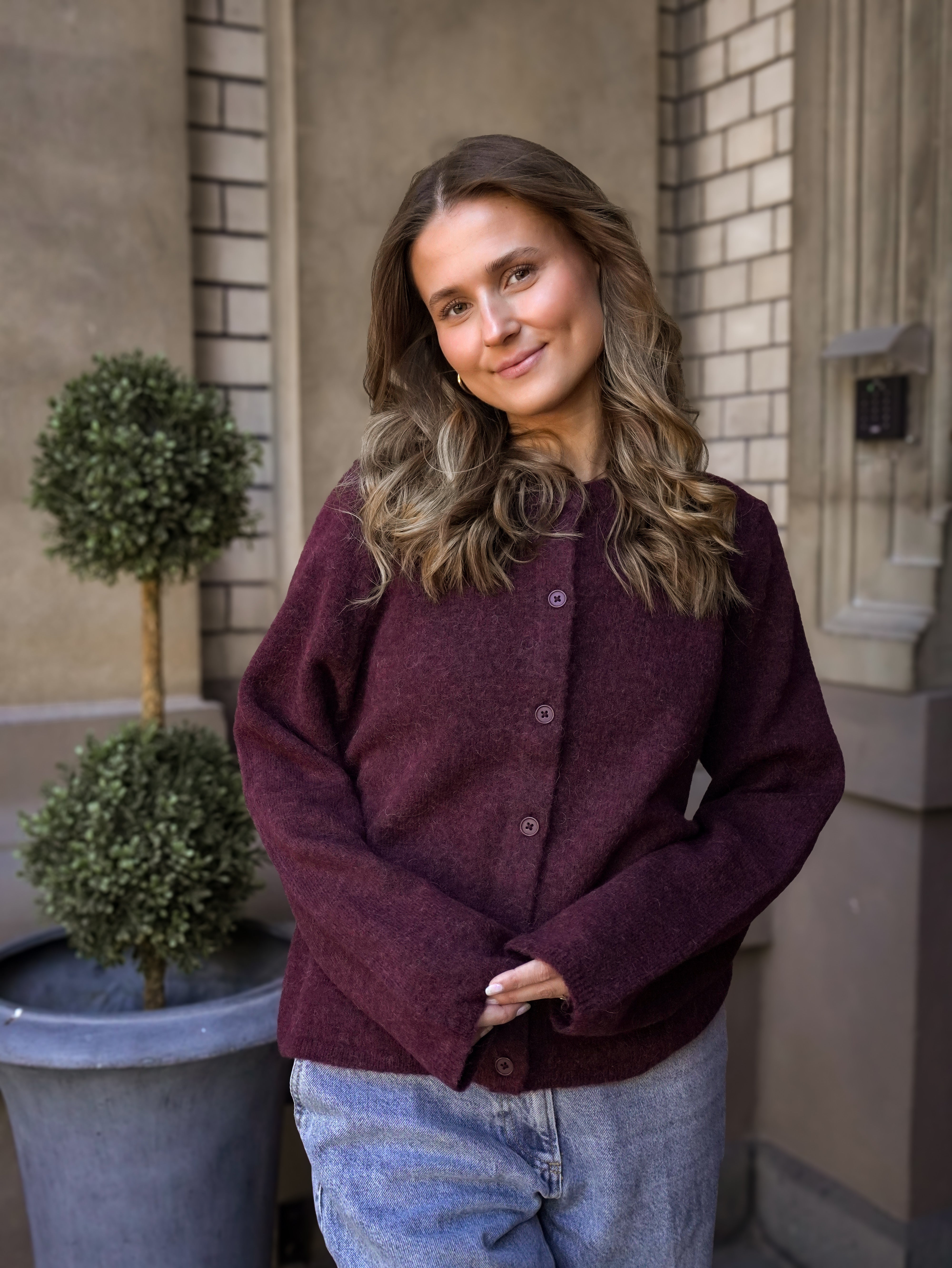 SLFLULU Knit Cardigan - Fig